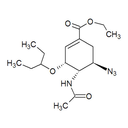 Ethyl(3R,4R,5S)-4-acetamido-5-azido-3-(1-ethylpropoxy)-1-cyclohexene-1-carboxylate