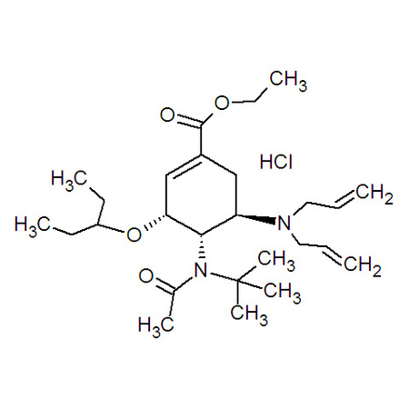 (3R,4R,5S)-Ethyl4-(N-(tert-butyl)acetamido)-5-(diallylamino)-3-(pentan-3-yloxy)cyclohex-1-enecarboxy